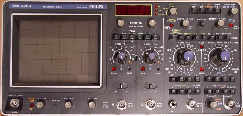 Image of Philips PM3263 Oscillloscope