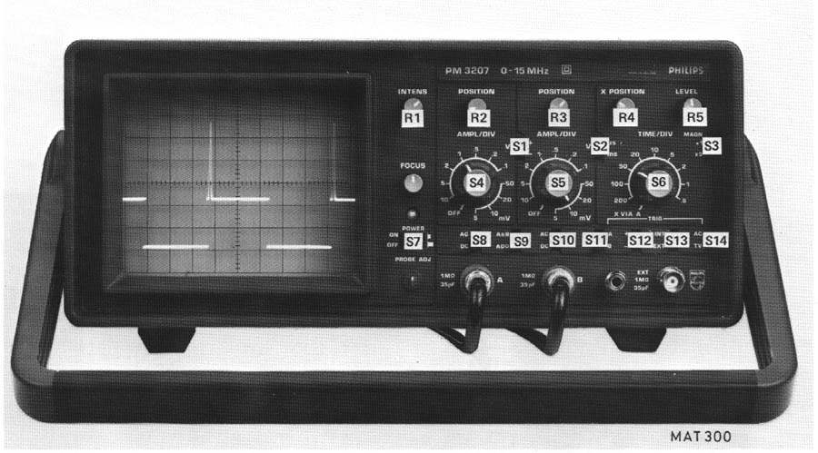 Image of Philips PM3207Oscilloscope